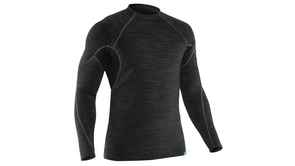 NRS HydroSkin 0.5 Long-Sleeve Shirt - Men's, Black, S, 15002.05.105