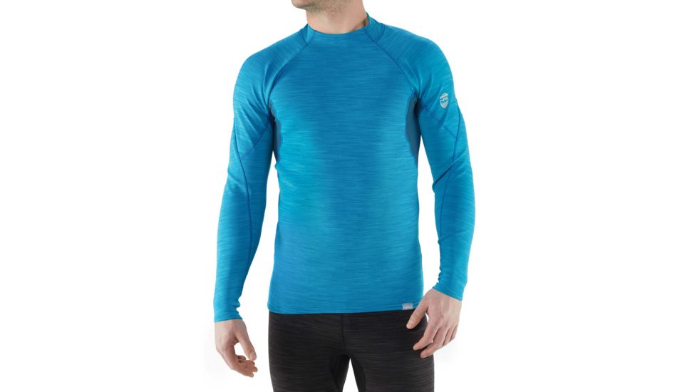 NRS HydroSkin 0.5 Long-Sleeve Shirt - Men's-Marine Blue-Small