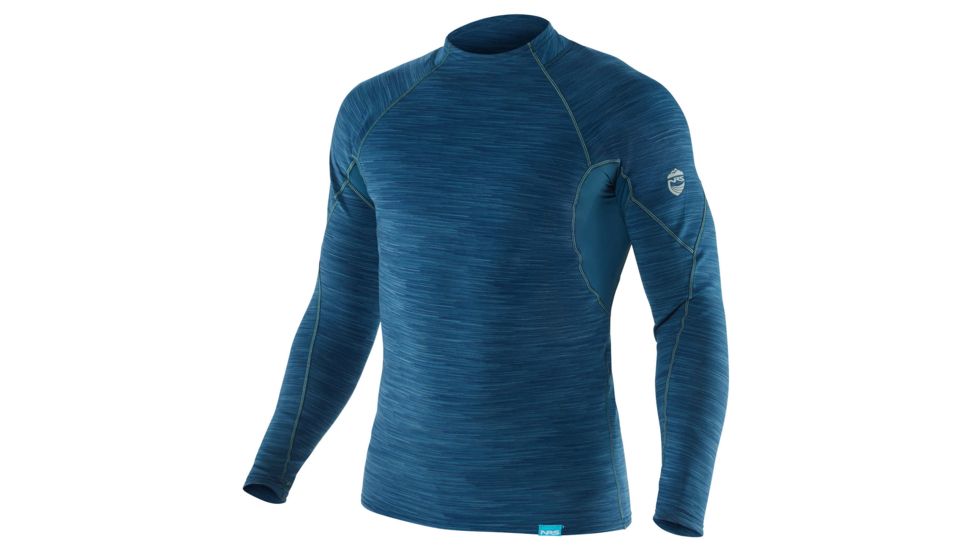 NRS HydroSkin 0.5 Long-Sleeve Shirt - Men's, Moroccan Blue, XXL, 15002.05.114