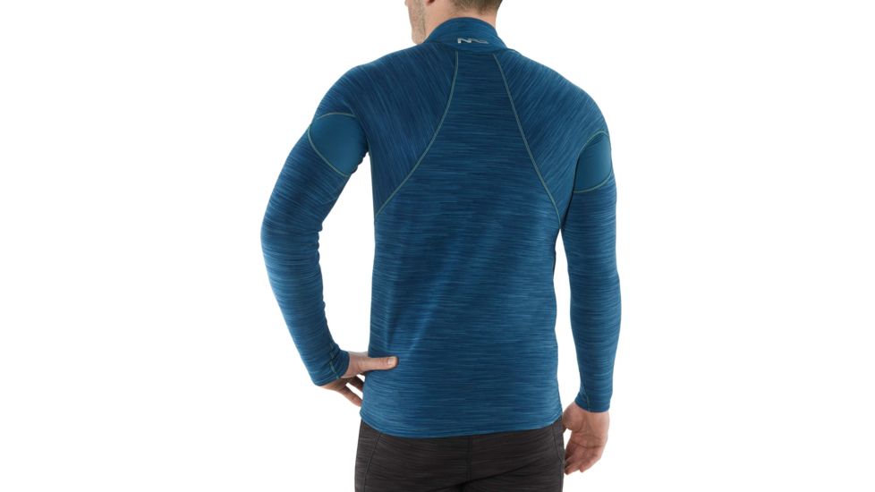 NRS HydroSkin 0.5 Long-Sleeve Shirt - Men's, Moroccan Blue, XXL, 15002.05.114