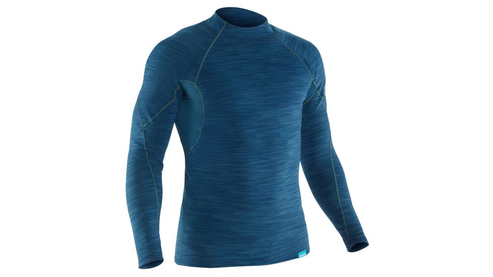 NRS HydroSkin 0.5 Long-Sleeve Shirt - Men's, Moroccan Blue, XXL, 15002.05.114