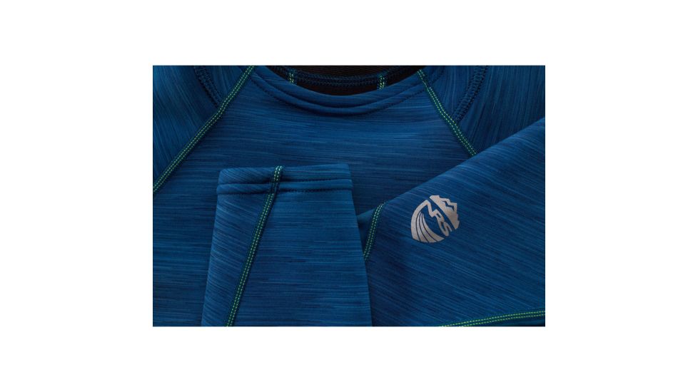 NRS HydroSkin 0.5 Long-Sleeve Shirt - Men's, Moroccan Blue, XXL, 15002.05.114