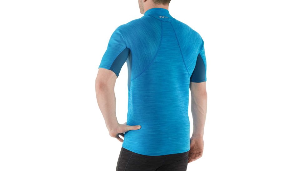NRS HydroSkin 0.5 Short-Sleeve Shirt - Men's, Marine Blue, XXL, 15001.06.104