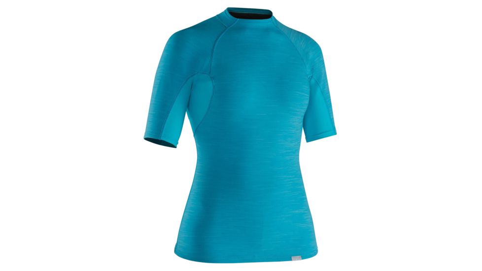 NRS HydroSkin 0.5 Short-Sleeve Shirt - Women's, Blue Atoll, XXL 15003.06.105