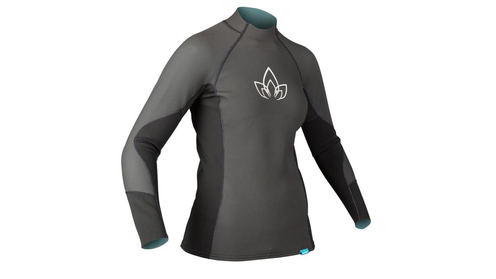NRS HydroSkin 1.0 Shirt - Women's, Black, XL 15034.02.104