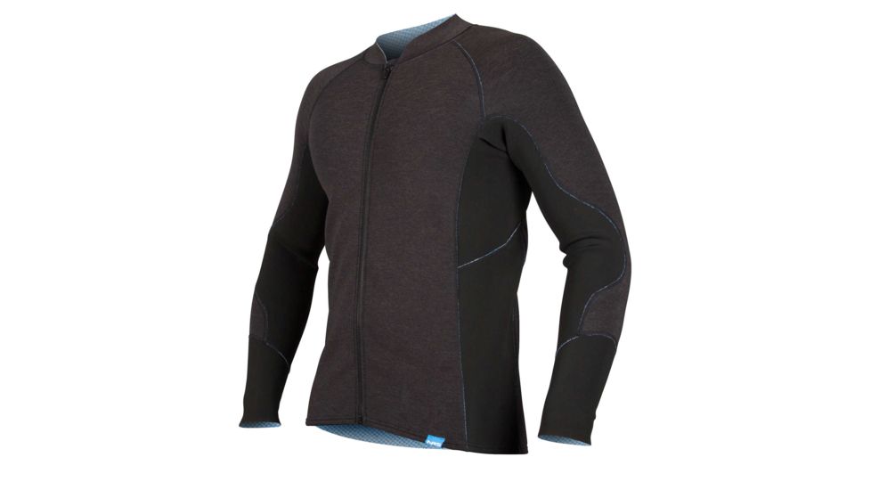 NRS HydroSkin 1.5 Jacket - Men's, Charcoal Heather, XXL, 15037.02.104