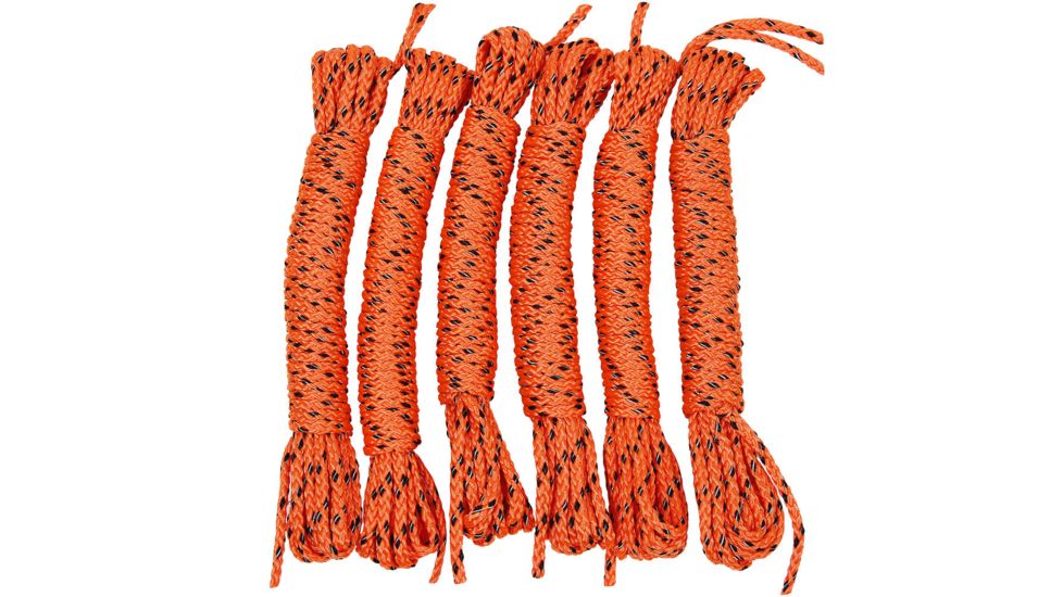 NRS River Wing Spare Rope Set,Pack of 6, Orange 71630.01.100