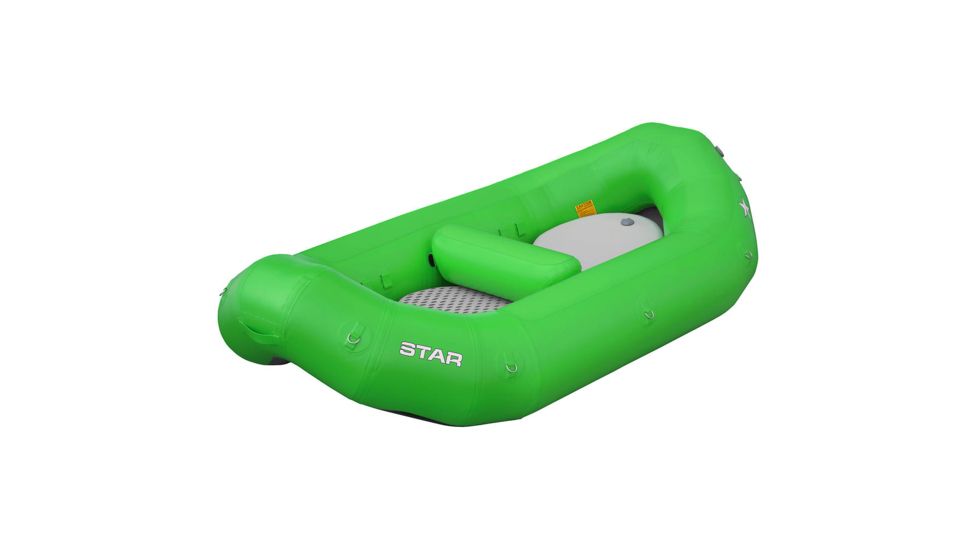 NRS STAR High Five Self-Bailing Raft, Lime, 9 Feet 10 Inch, 86223.01.100