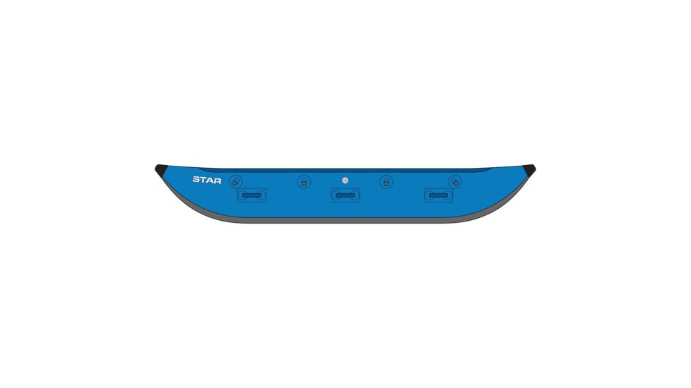 NRS STAR Kannah 16 Cataraft, Blue, 16 Feet, 86234.01.100
