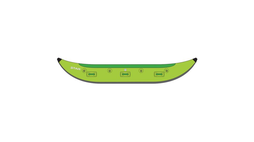 NRS STAR Kima 14 Cataraft, Lime, 14 Feet, 86231.01.101