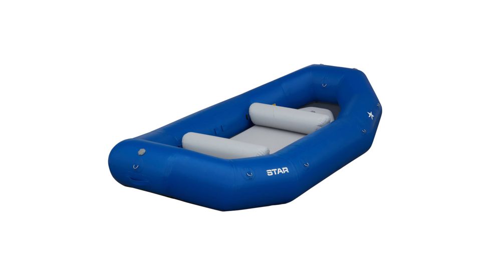 NRS STAR Outlaw 120 Self-Bailing Raft, Blue, 12 Feet 2 Inch, 86224.01.100