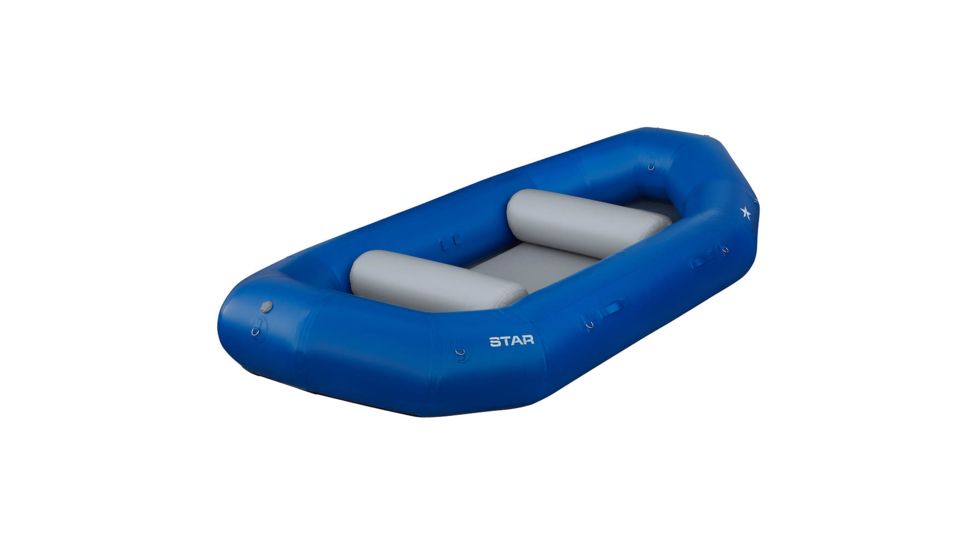 NRS STAR Outlaw 140 Self-Bailing Raft, Blue, 14 Feet 1 Inch, 86227.01.100