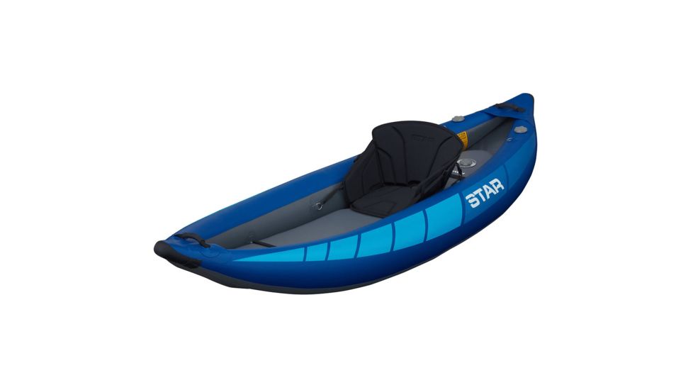 NRS STAR Raven I Inflatable Kayak, Blue, 9 Feet 10 Inch, 86244.01.100