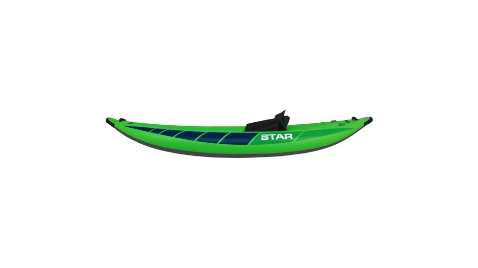 NRS STAR Raven I Inflatable Kayak, Lime, 9 Feet 10 Inch, 86244.01.101