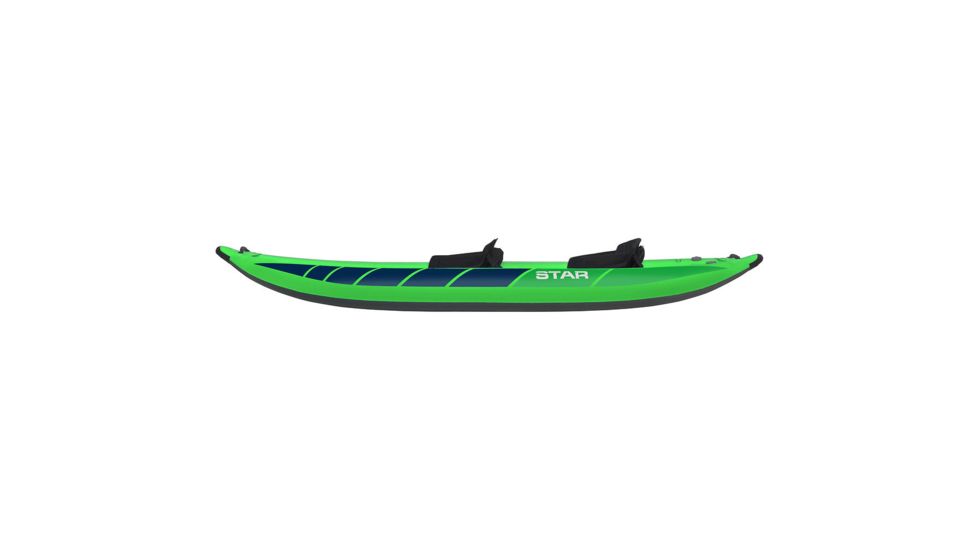 NRS STAR Raven II Inflatable Kayak, Lime, 12 Feet 2 Inch, 86245.01.101