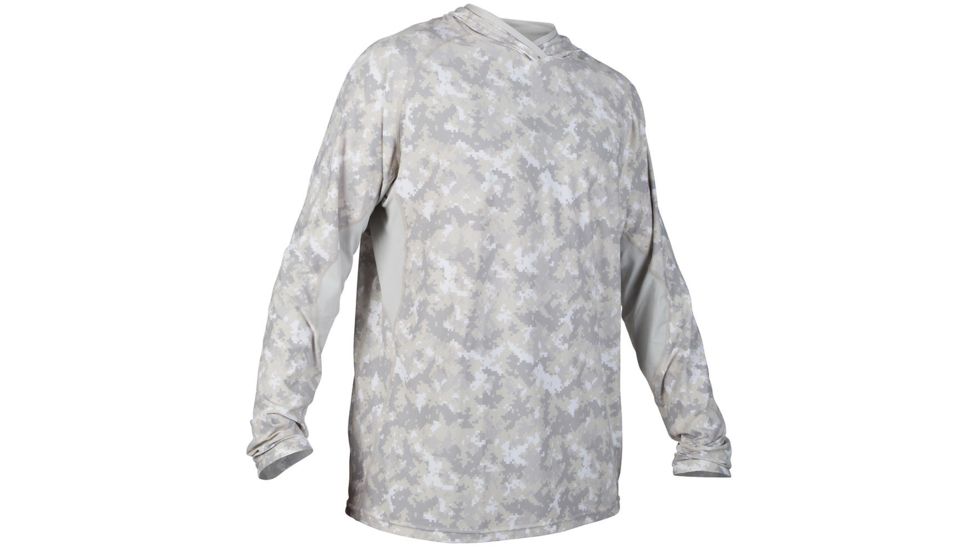 NRS Varial Hoodie - Men's, Ice Gray Camo, S 10008.01.100