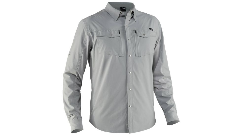 NRS Vermillion Shirt - Mens, Quarry, Large, 10007.03.107