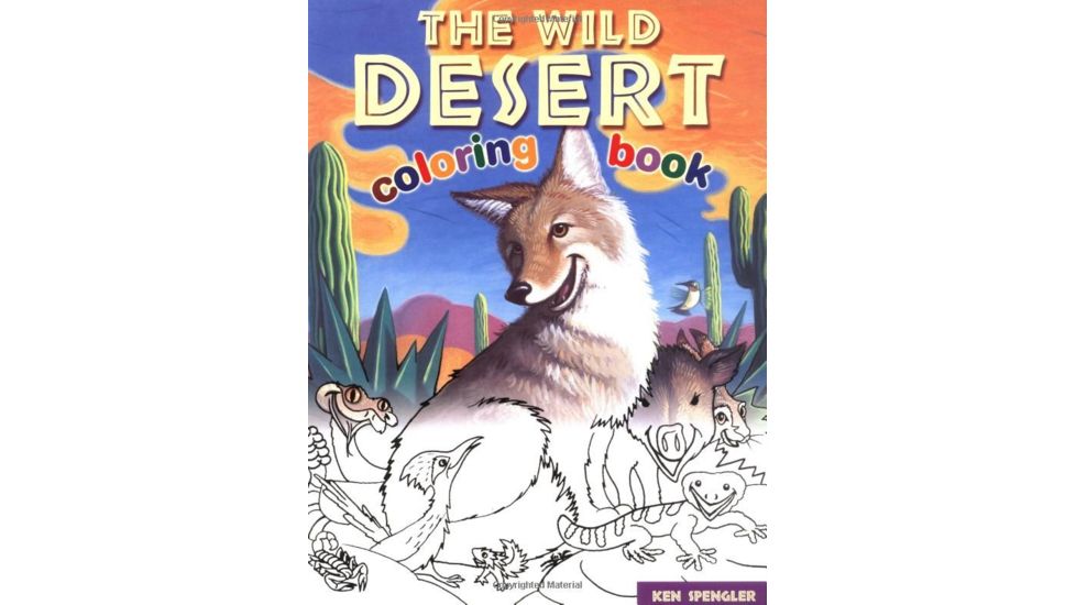 Ntl Book Network Wild Desert Coloring Book 9780873588041