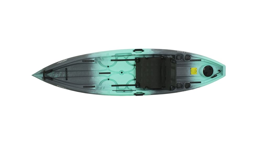 NuCanoe Flint Canoe with Pinnacle Seat, 11ft 3in, Gulf Storm, 1100GS