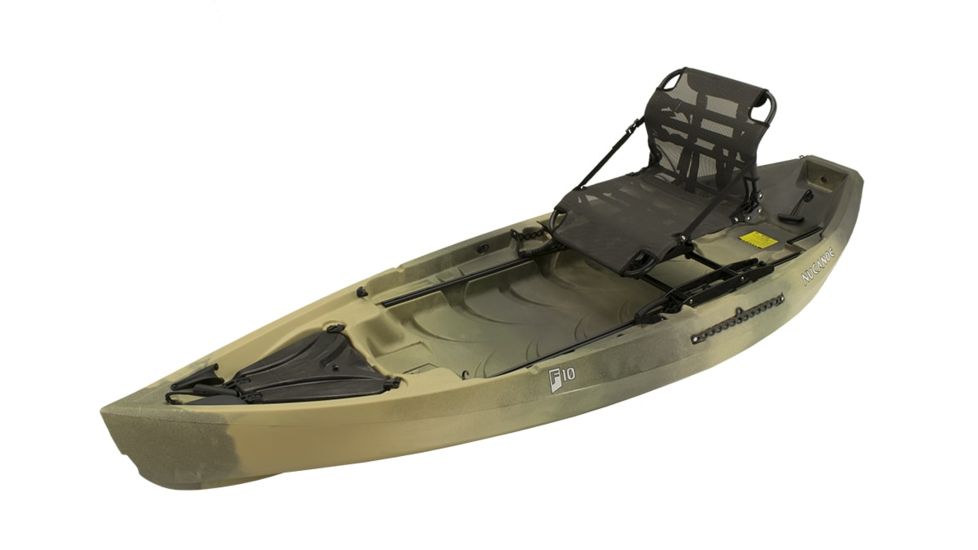 NuCanoe Frontier, 10ft, w/360 Pinnacle Seat, Army Camo, 10 FT 1300CM