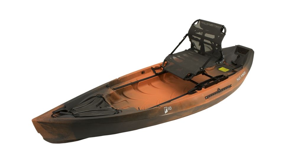 NuCanoe Frontier, 10ft, w/360 Pinnacle Seat, Hazard, 10 FT 1300HZ