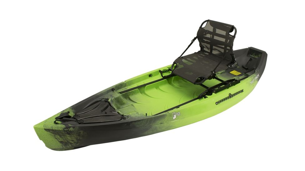 NuCanoe Frontier, 10ft, w/360 Pinnacle Seat, Nuclear Green, 10 FT 1300NG