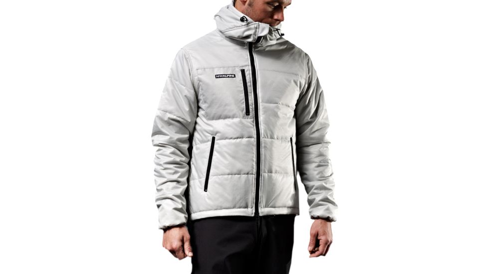 NW Alpine Belay Jacket - Men's-Light Gray-Small