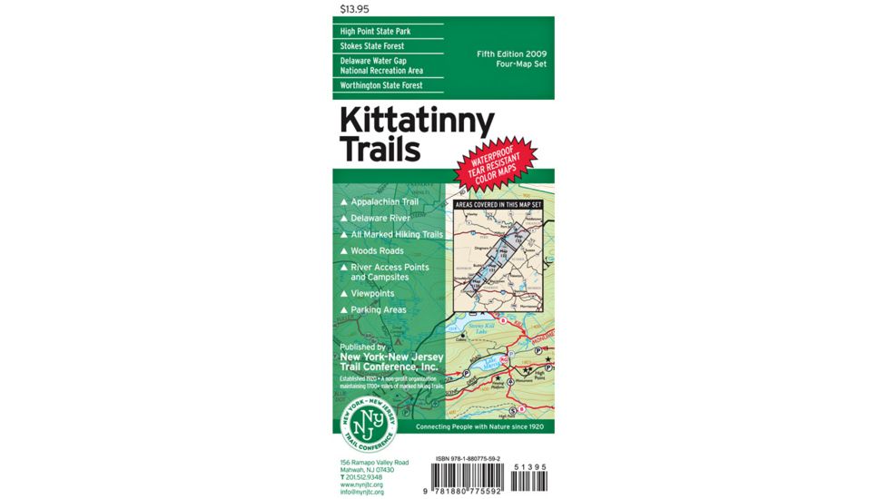 NY/NJ Trail Conference South Taconic 3rd Ed 2015 978-1-880775-85-1