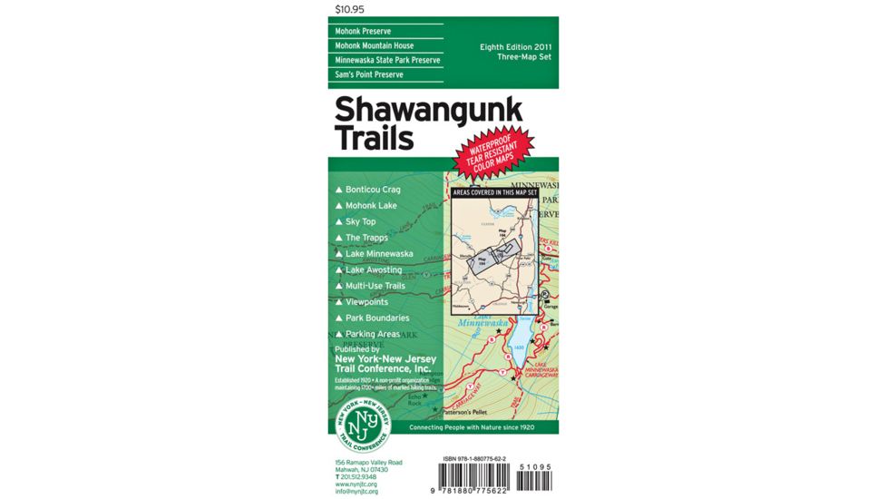 NY/NJ Trail Conference South Taconic 3rd Ed 2015 978-1-880775-85-1