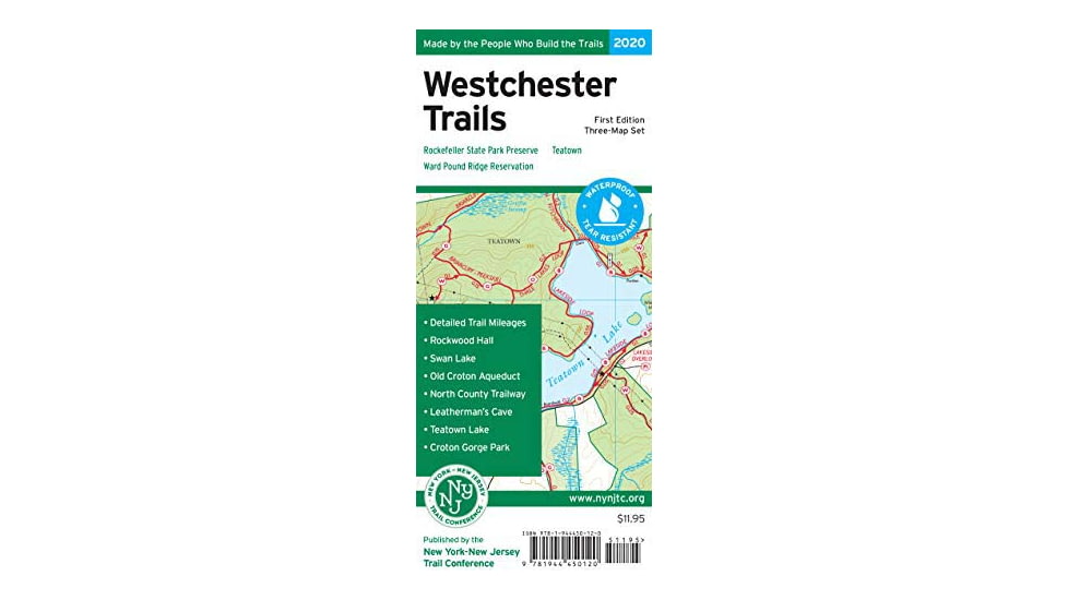 NY/NJ Trail Conference Westchester City Trail Map, 9781944450120