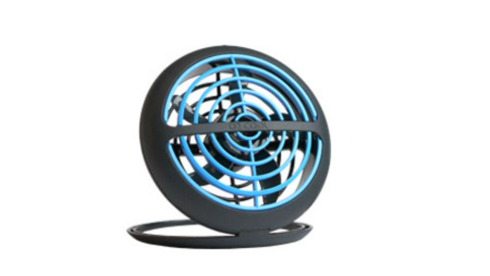 O2 Cool 3.5 Inch Portable USB Fan-Blue