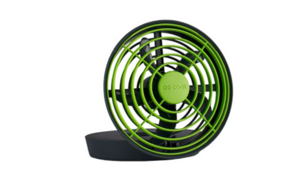 O2 Cool 5 Inch Portable USB Fan-Green