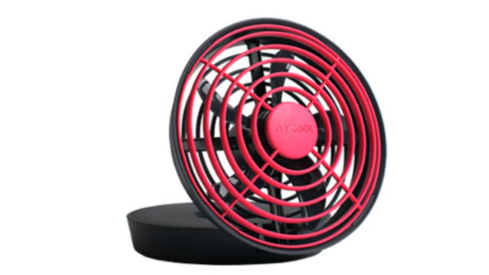 O2 Cool 5 Inch Portable USB Fan-Raspberry