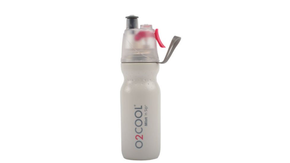 O2 Cool Mist N Sip ArcticSqueeze Dimple Water Bottle - 20 oz-White