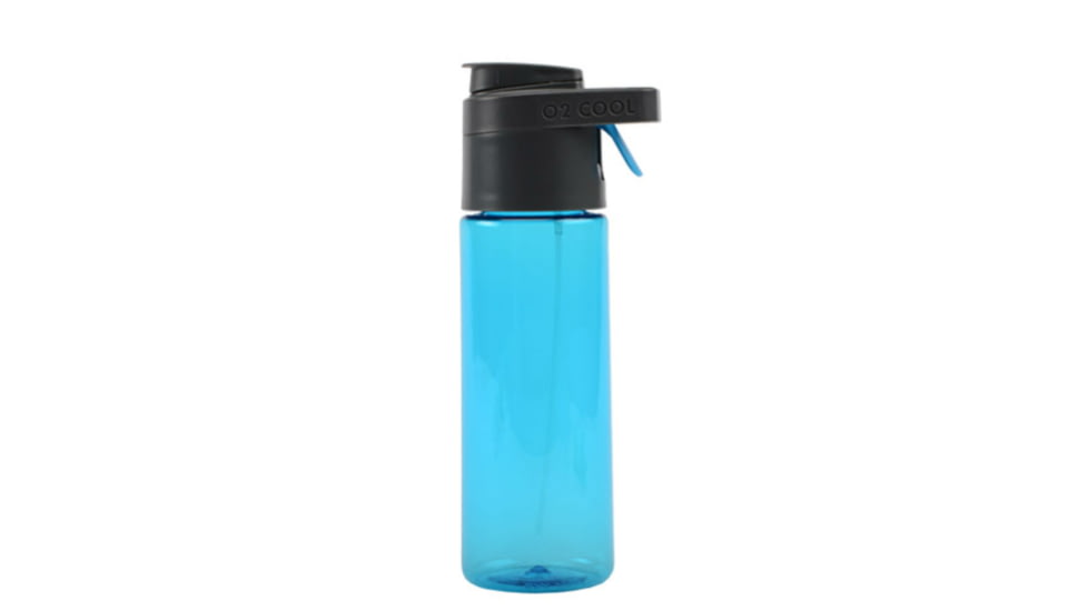 O2 Cool Mist N Sip Prism Water Bottle - 24 oz-Blue