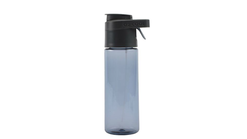 O2 Cool Mist N Sip Prism Water Bottle - 24 oz-Grey
