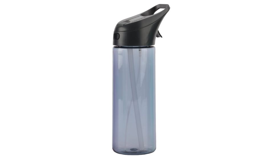 O2 Cool Mist 'N Sip Prism Water Bottle with Pop-Up Straw - 24 oz-Gray