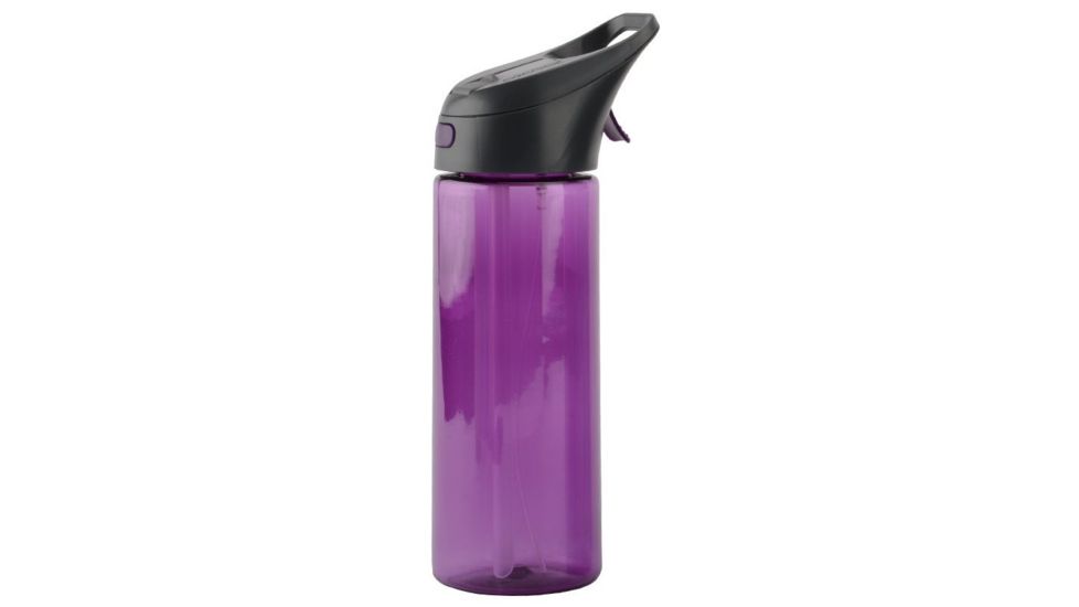 O2 Cool Mist N Sip Prism Water Bottle with Pop-Up Straw - 24 oz-Purple