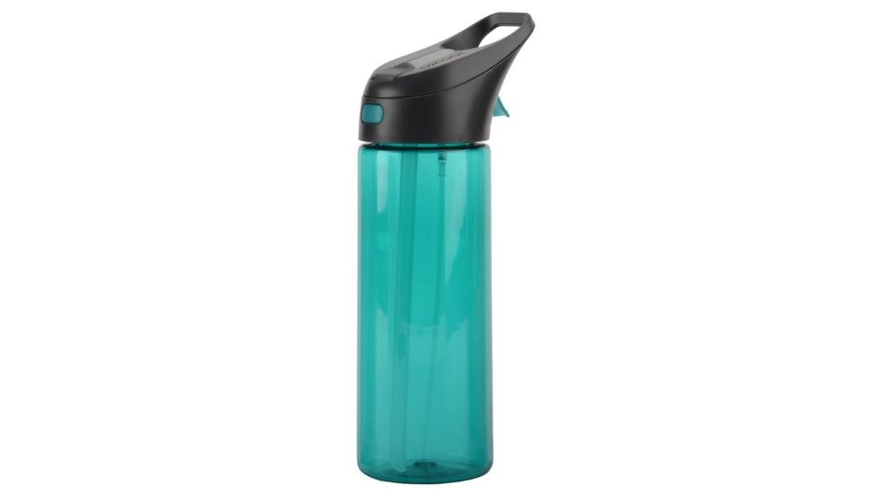 O2 Cool Mist N Sip Prism Water Bottle with Pop-Up Straw - 24 oz-Teal