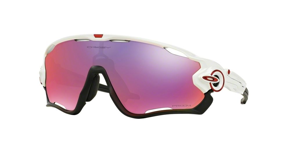Oakley A JAWBREAKER OO9270 Sunglasses 927004-31 - Polished White Frame, Prizm Road Lenses