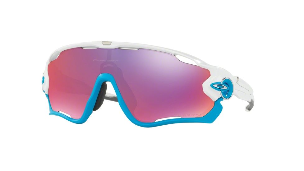 Oakley A JAWBREAKER OO9270 Sunglasses 927018-31 - Polished White Frame, Prizm Road Lenses