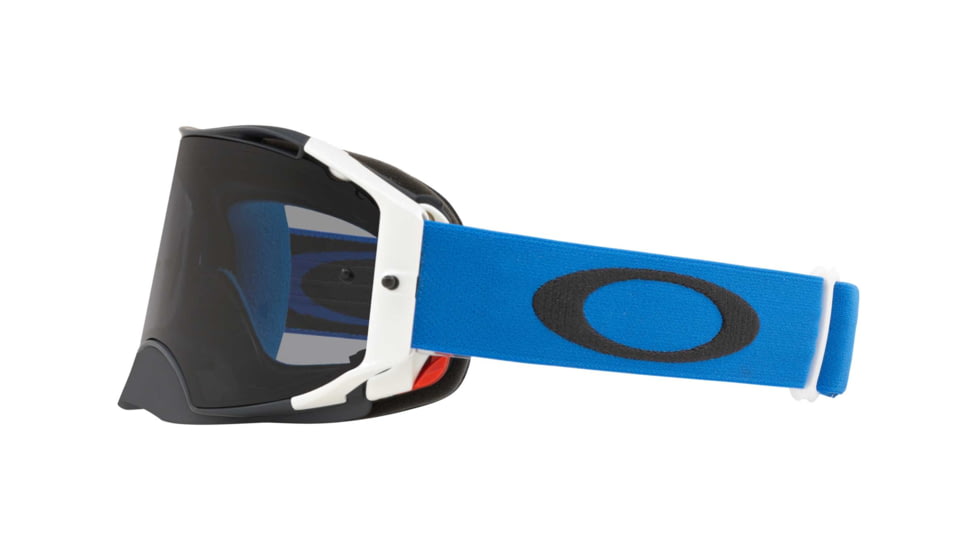 Oakley Airbrake MX Goggles w/Dark Grey, Blue, OO7046-73