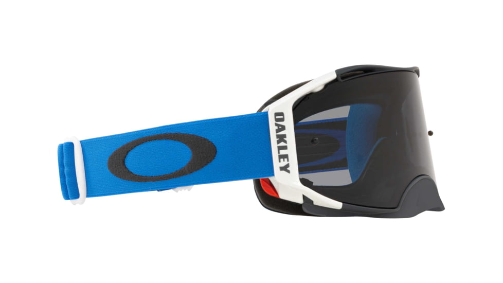 Oakley Airbrake MX Goggles w/Dark Grey, Blue, OO7046-73