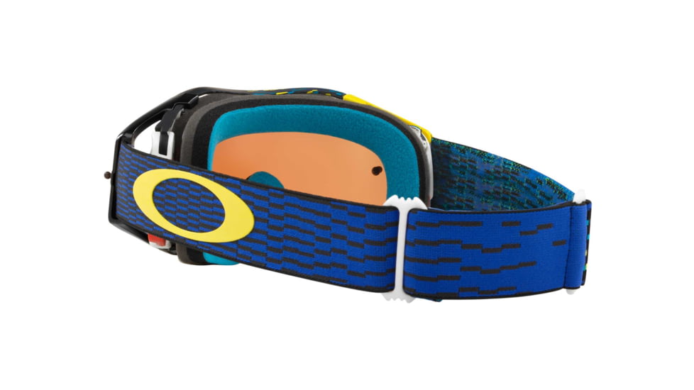 Oakley Airbrake MX Goggles w/Prizm MX Sapphire, Blue/Yellow, OO7046-77