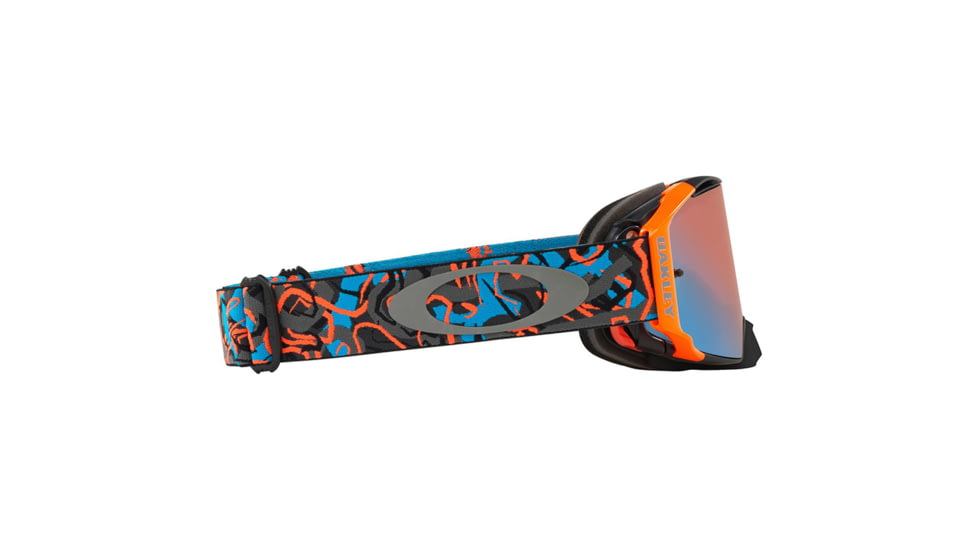 Oakley Airbrake MX Goggles w/Prizm MX Sapphire, Camo Vine/Orange/Blue, OO7046-79