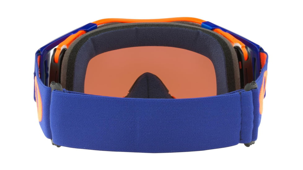 Oakley Airbrake MX Goggles w/Prizm MX Sapphire, Orange/Blue, OO7046-61