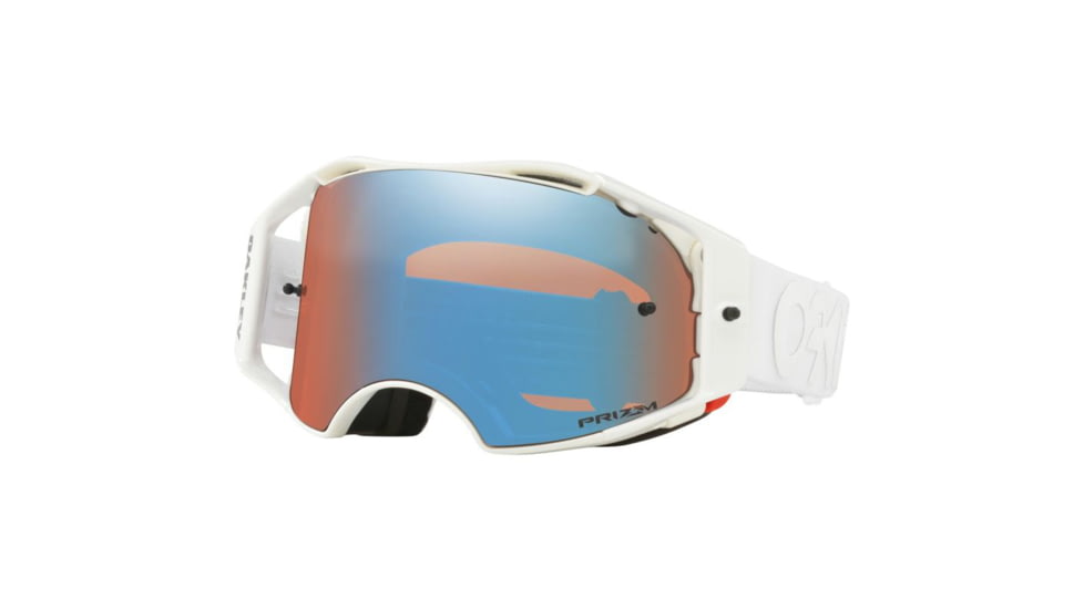 Oakley Airbrake MX Goggles w/Prizm MX Sapphire, Whiteout, OO7046-59
