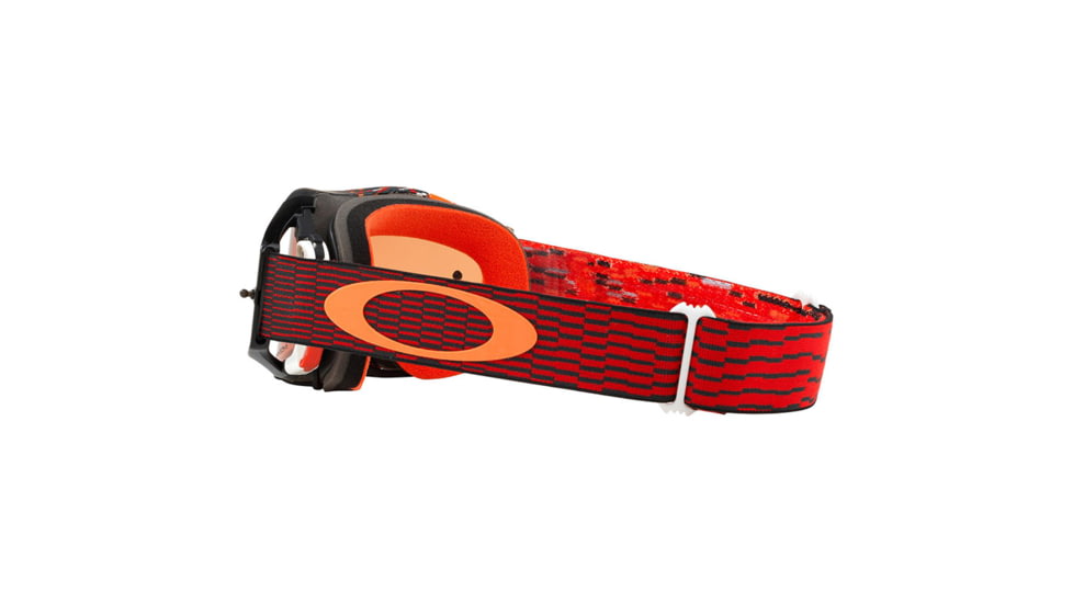 Oakley Airbrake MX Goggles w/PrizmMX Bronze, Red/Orange, OO7046-78