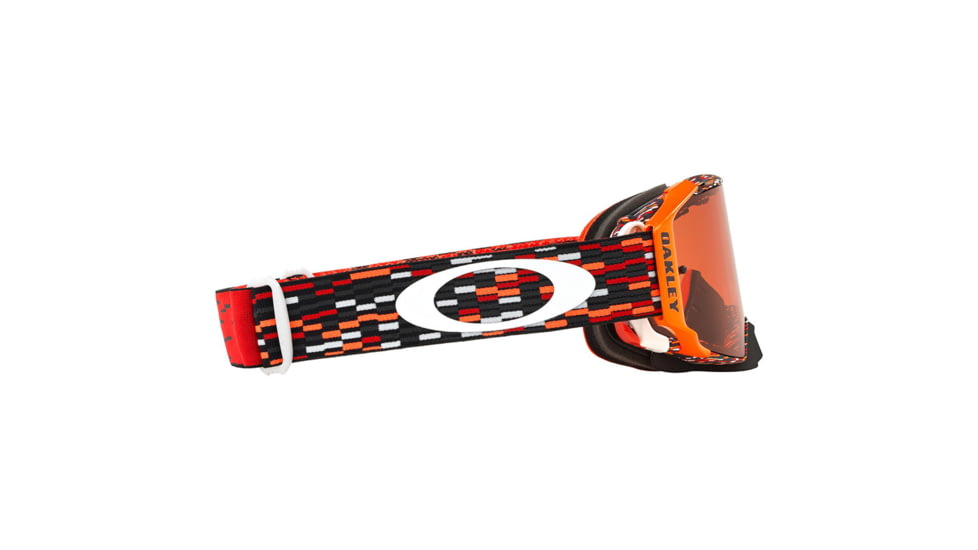 Oakley Airbrake MX Goggles w/PrizmMX Bronze, Red/Orange, OO7046-78
