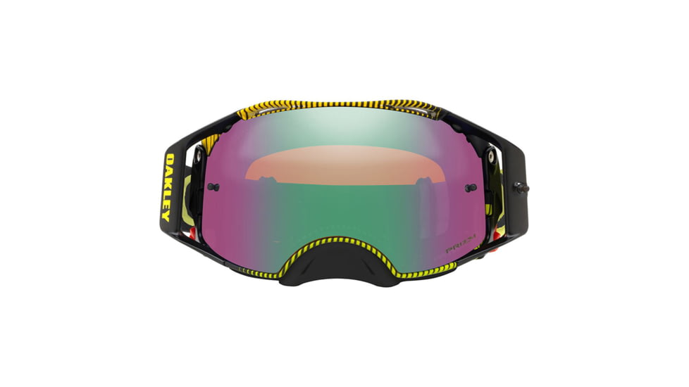 Oakley Airbrake MX Goggles w/PrizmMX Jade, Green/Yellow, OO7046-76